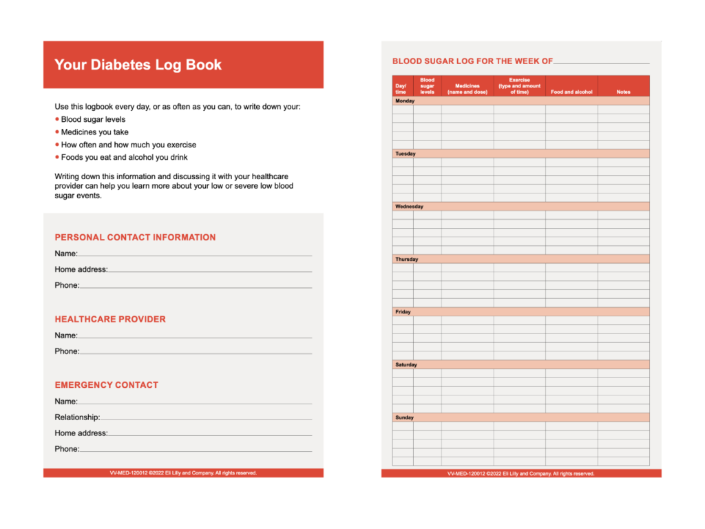 the log book template